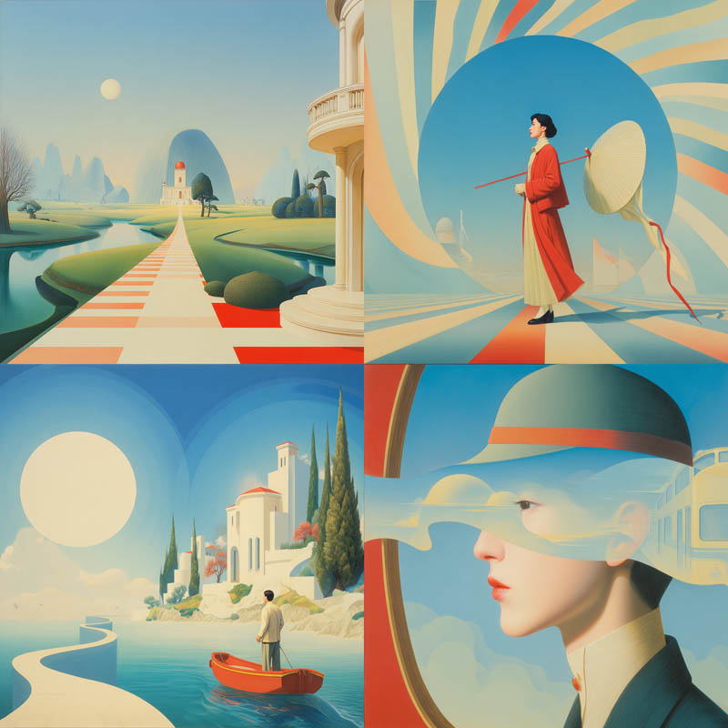 Surreal Pastel Minimalism