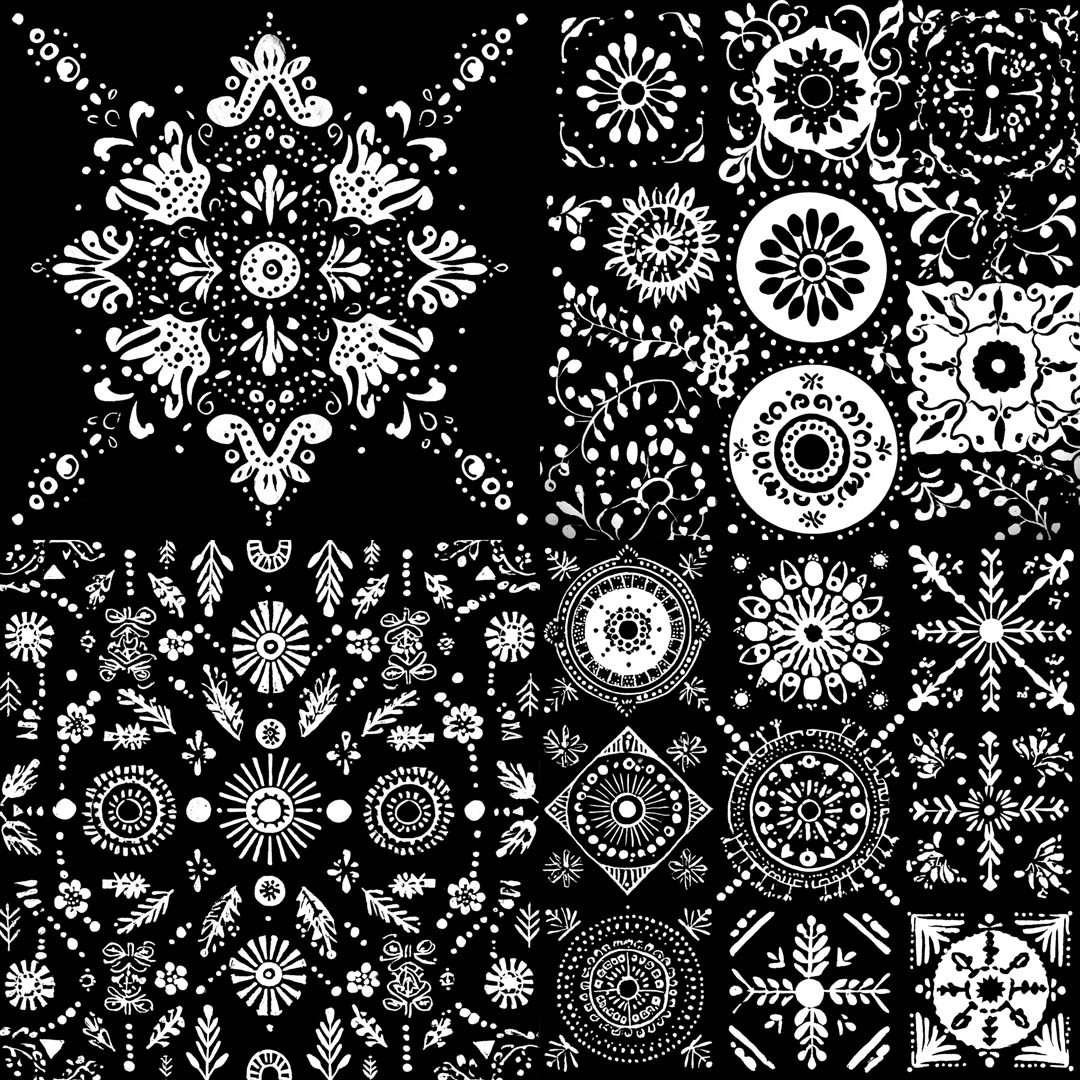 Folk Mandala Patterns
