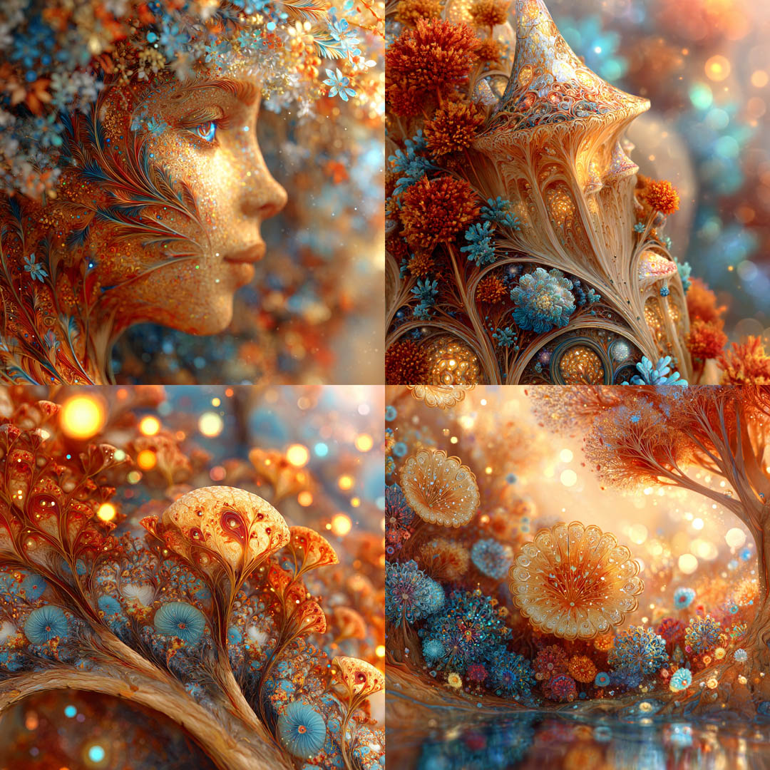 Ornamental Surreal Flora