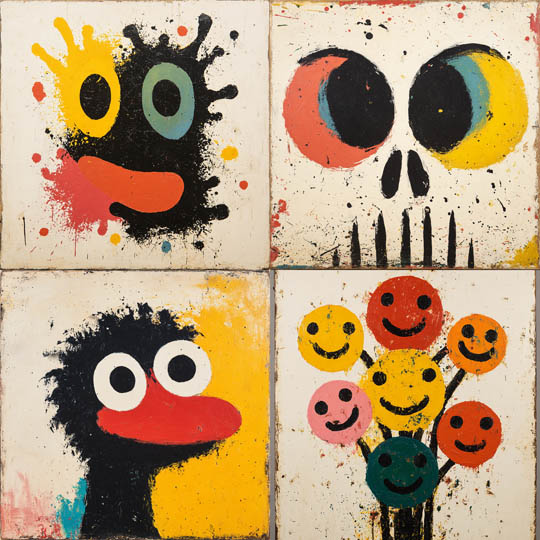 Playful Splatter Pop Expressionism