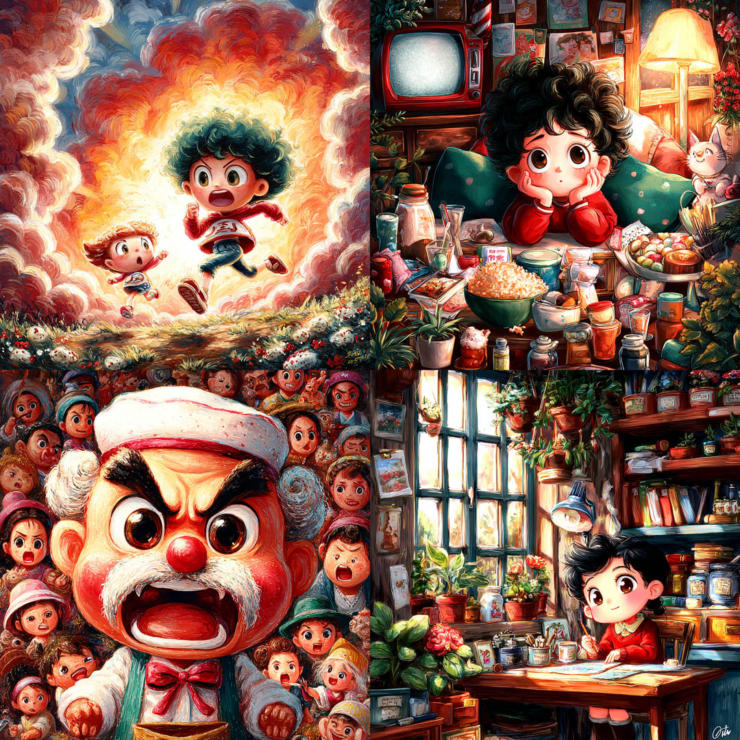 Painterly Storybook Whimsy