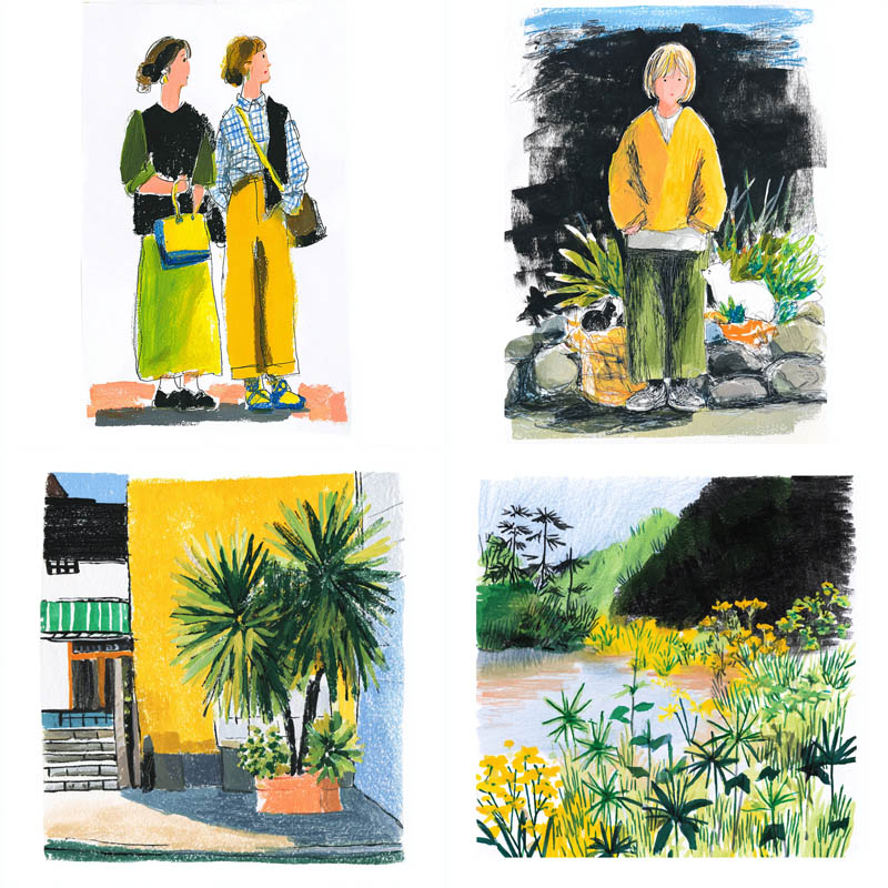 Loose Gouache Sketches