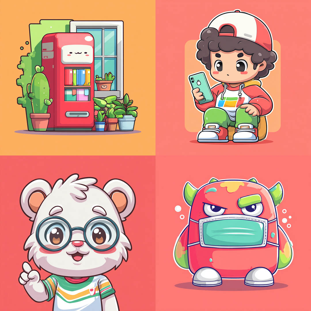 Playful Kawaii Illustrations