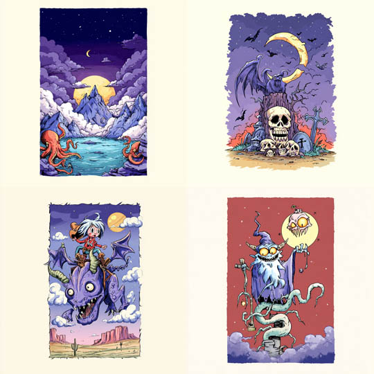 Cartoon Gothic Fantasy