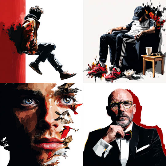 Digital Portrait Collage