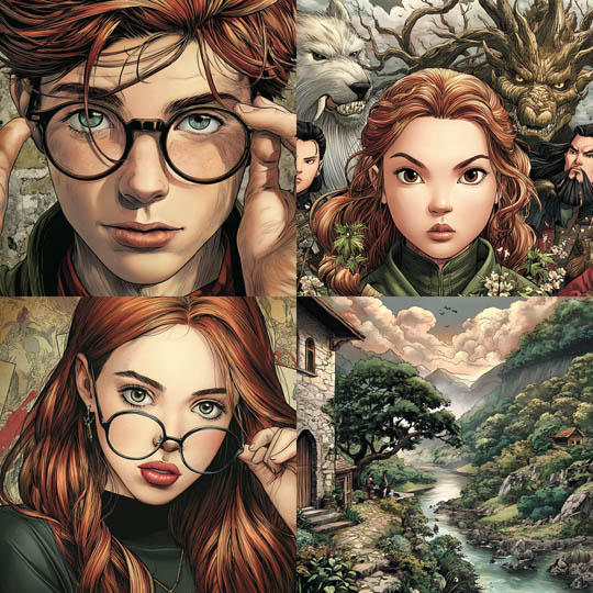 Hyperreal Fantasy Comics