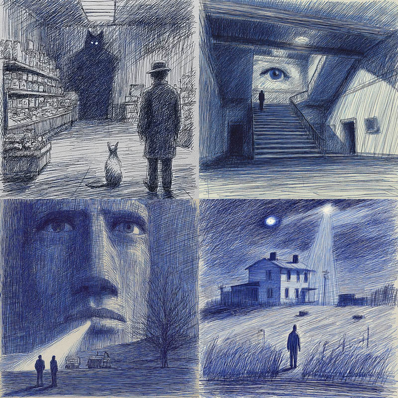 Crosshatch Pen Sketch Realism