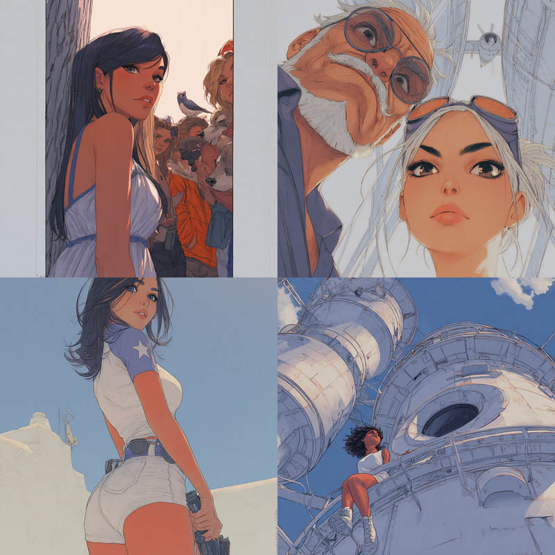 Retro-Futurist Portraits