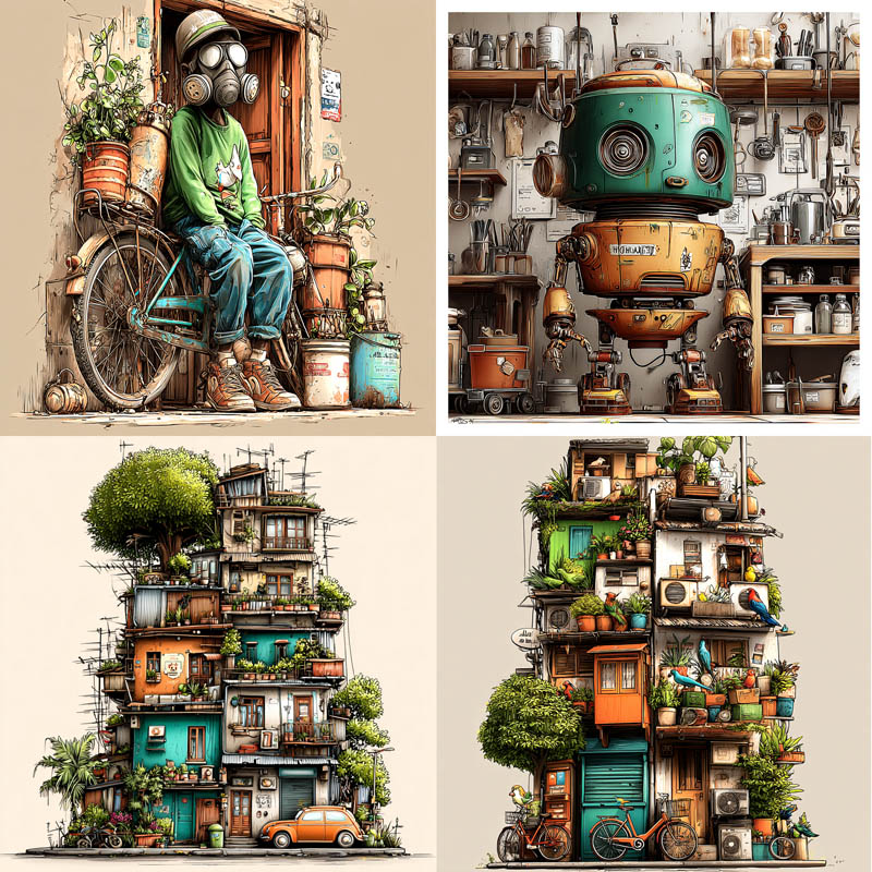 Steampunk Detailed Illustration