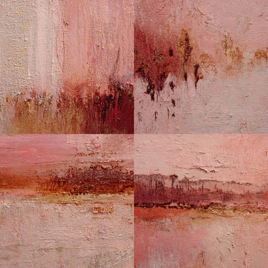 Rose Earth Textured Abstraction