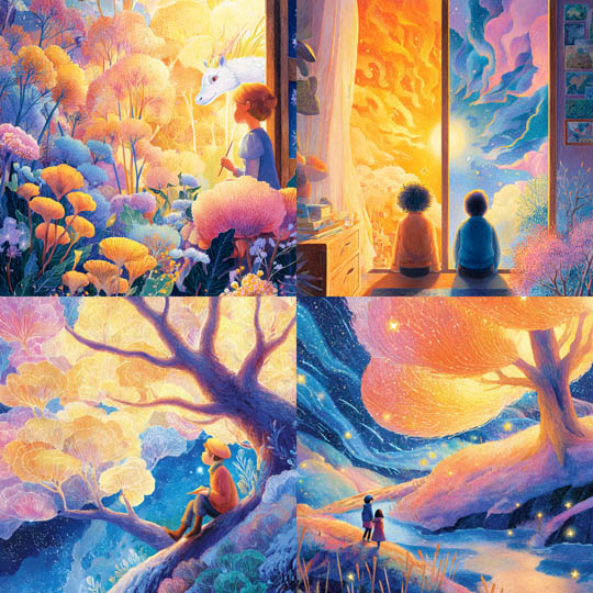 Dreamlit Forest Fantasy