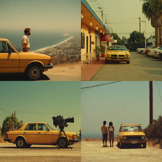 Cinematic Retro Road Trip