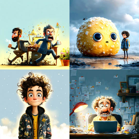 3D Cartoon Expressive