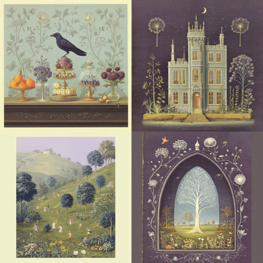 Storybook Vintage Illustration