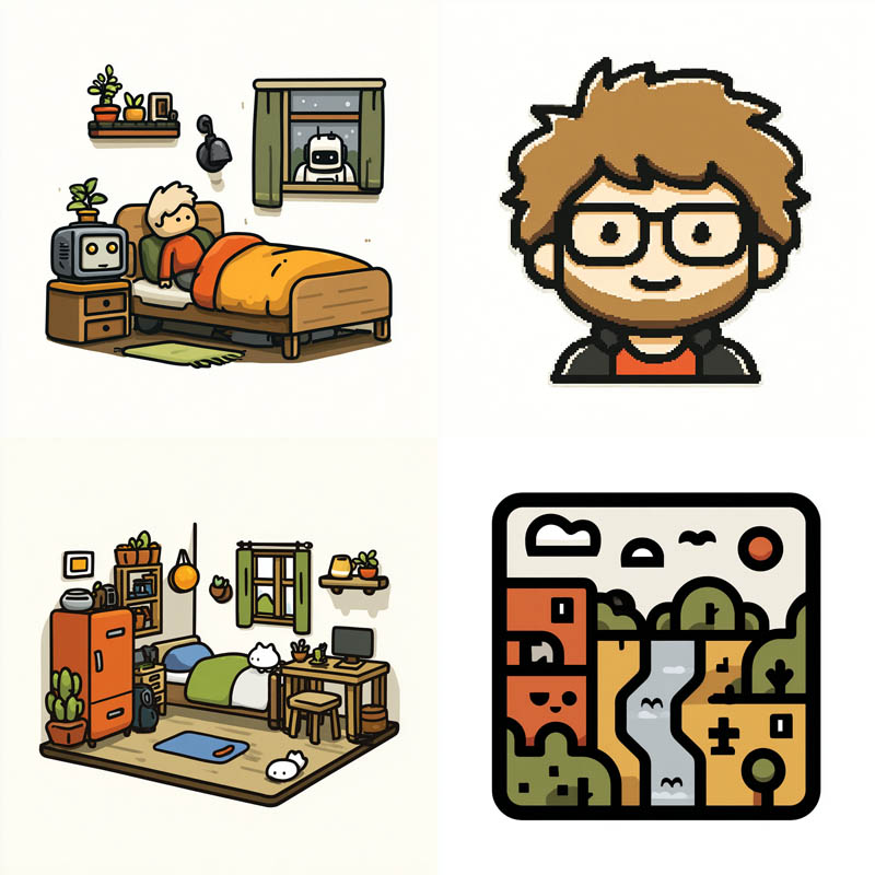 Minimal Cartoon Iconography