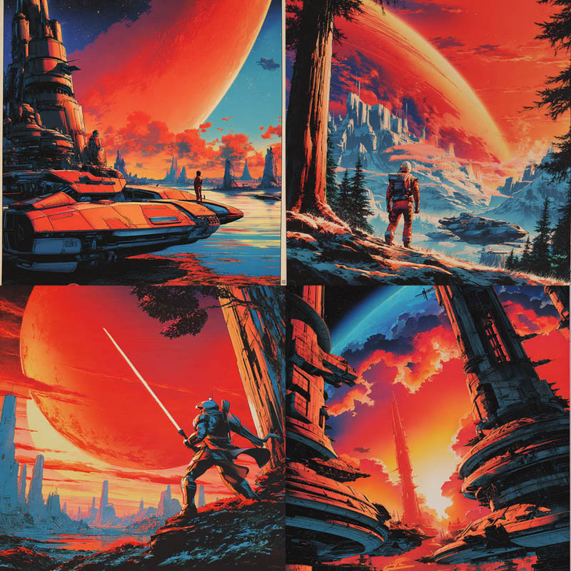 Futuristic Sci-Fi Vistas