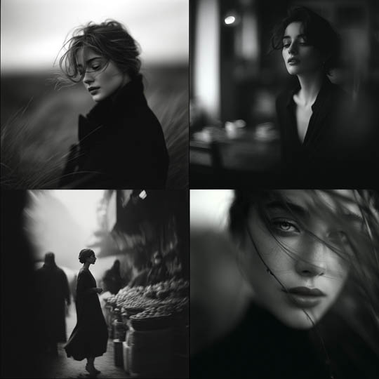 Cinematic Noir Portrait