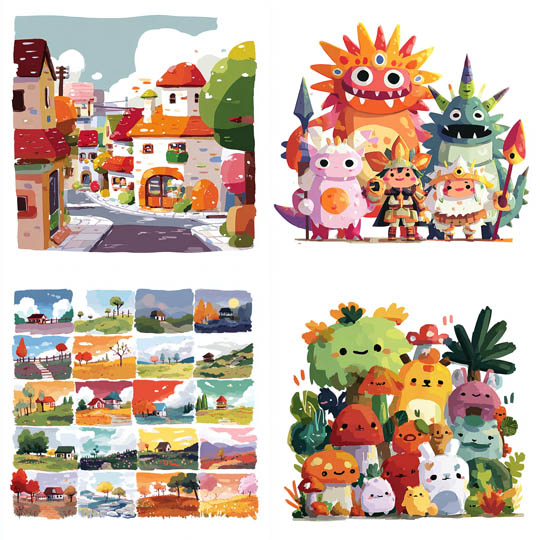 Playful Pastel Fantasy