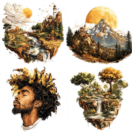 Whimsical Fantasy Illustration