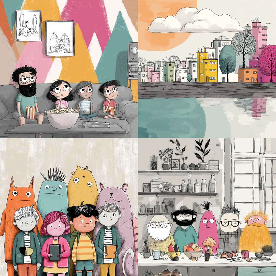 Playful Illustrated Whimsy