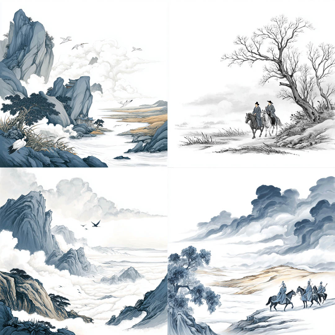 Ink Wash Horizons