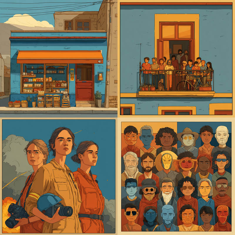 Documentary Editorial Illustration