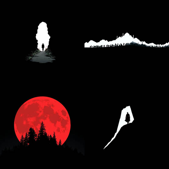 Minimal Noir Silhouettes