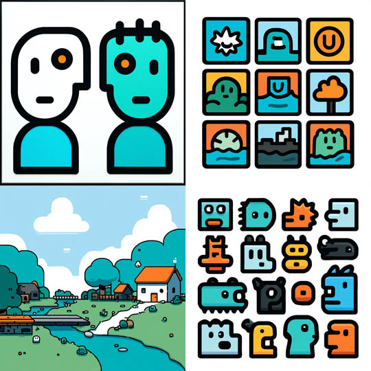 Bold Graphic Iconography