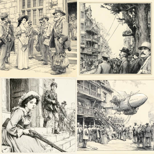 Vintage Pen Illustration