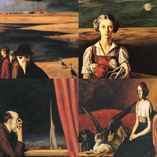 Surreal Figurative Oil Painting