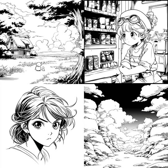 Clean Manga Linework