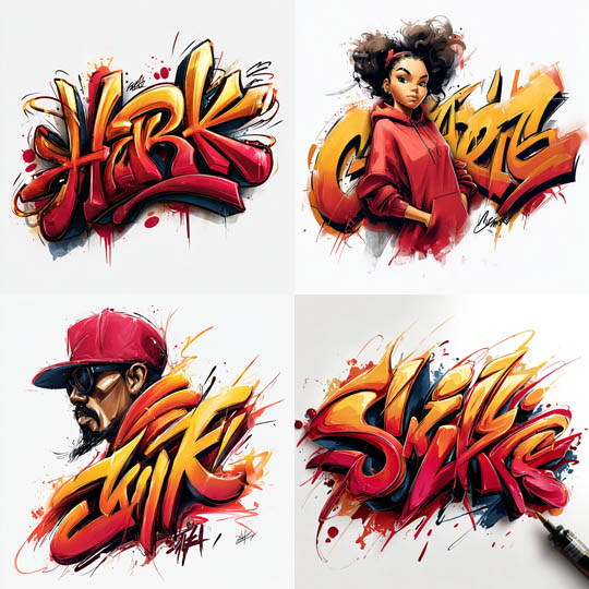 Urban Graffiti Burst