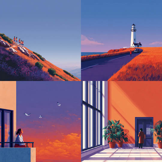 Neon Horizon Realism