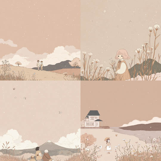 Pastel Nostalgia Minimalism