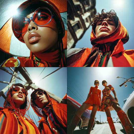 Retro Fashion Street Photography