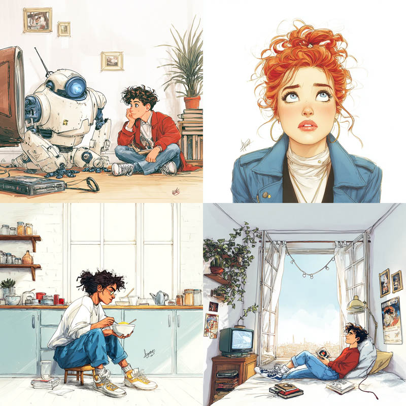 Contemplative Companion Portraits