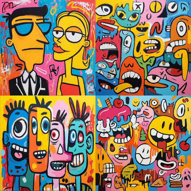 Urban Colorful Graffiti