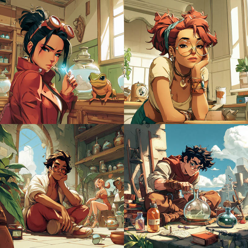 Painterly Digital Fantasy Illustration