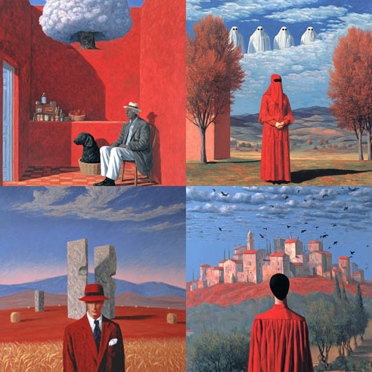 Surreal Red Landscapes