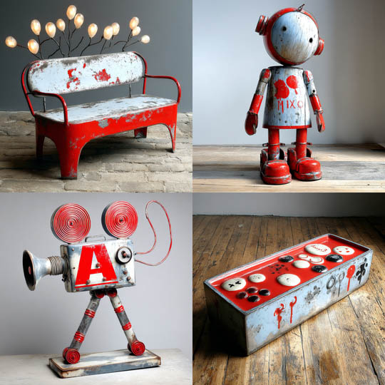 Rusted Retro Toy Design