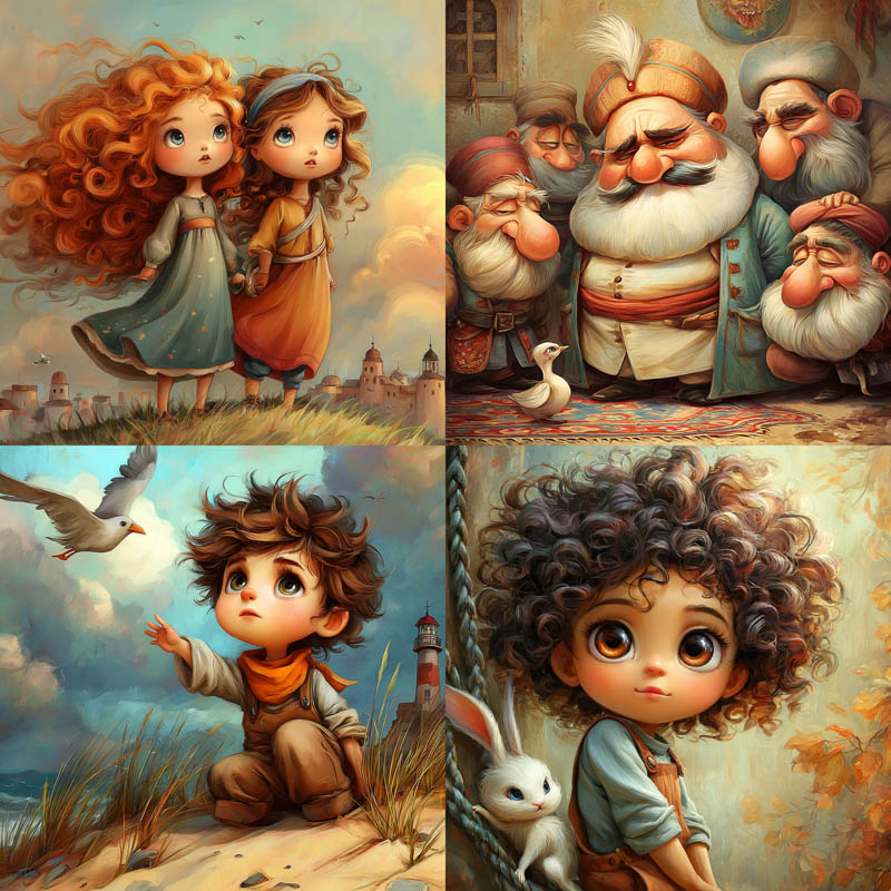Whimsical Storybook Characters