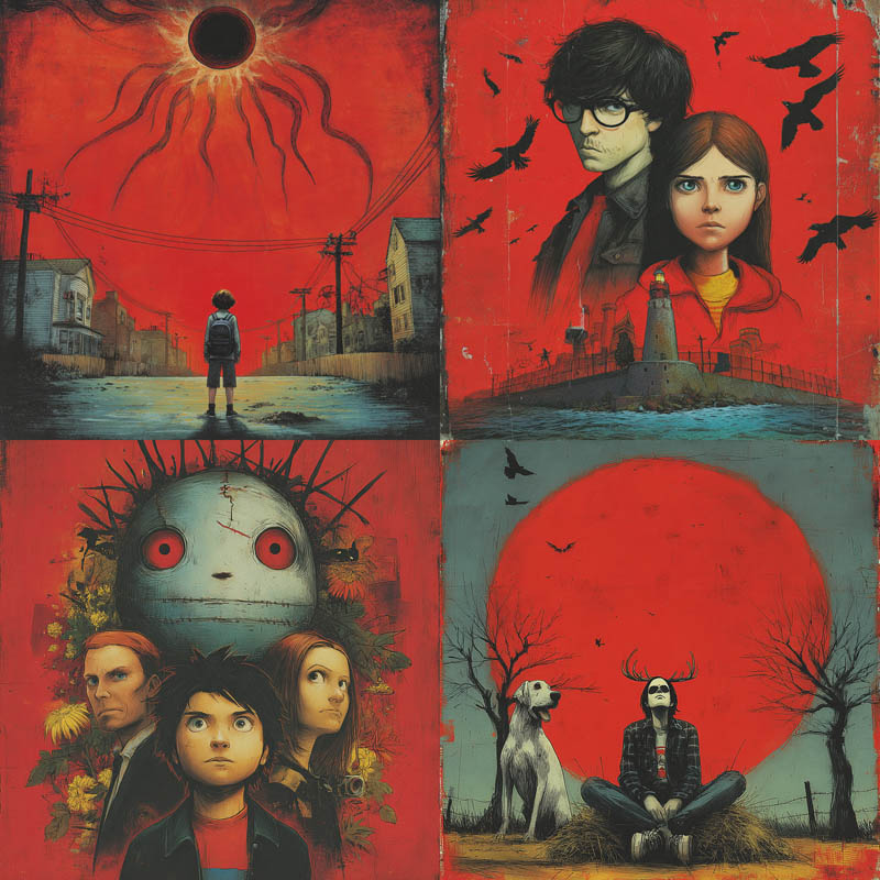 Graphic Horror Poster Art