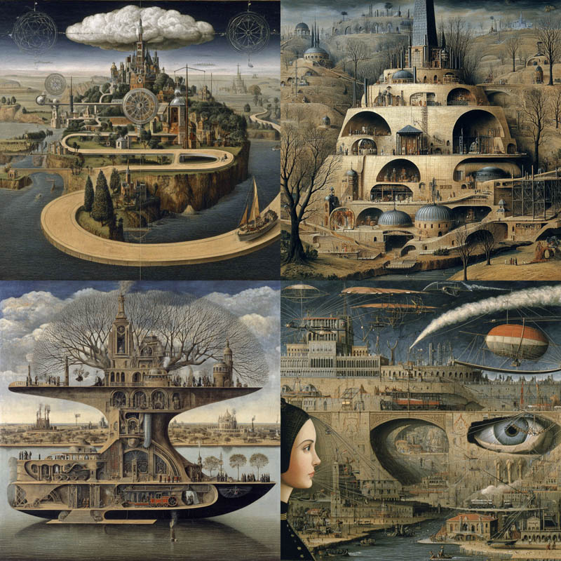 Surreal Architectural Fantasia