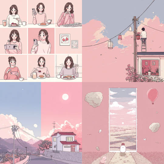 Pastel Daydream Scenes