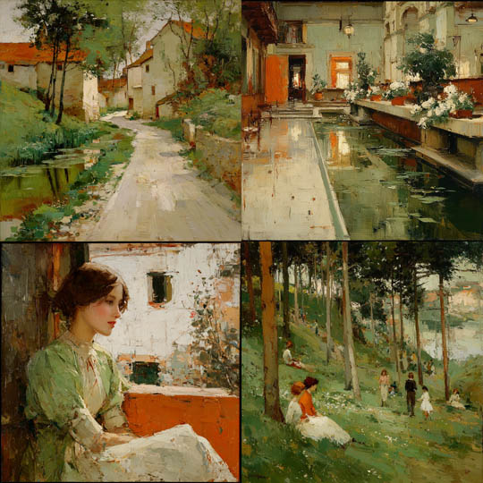 Impressionist Countryside Scenes