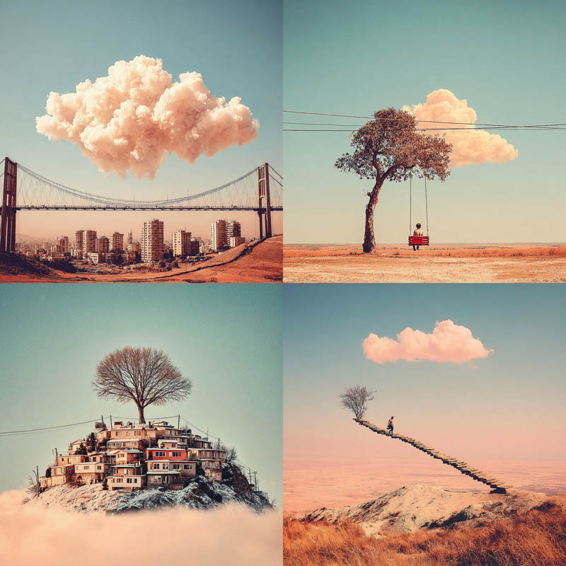 Pastel Surreal Cloudscapes