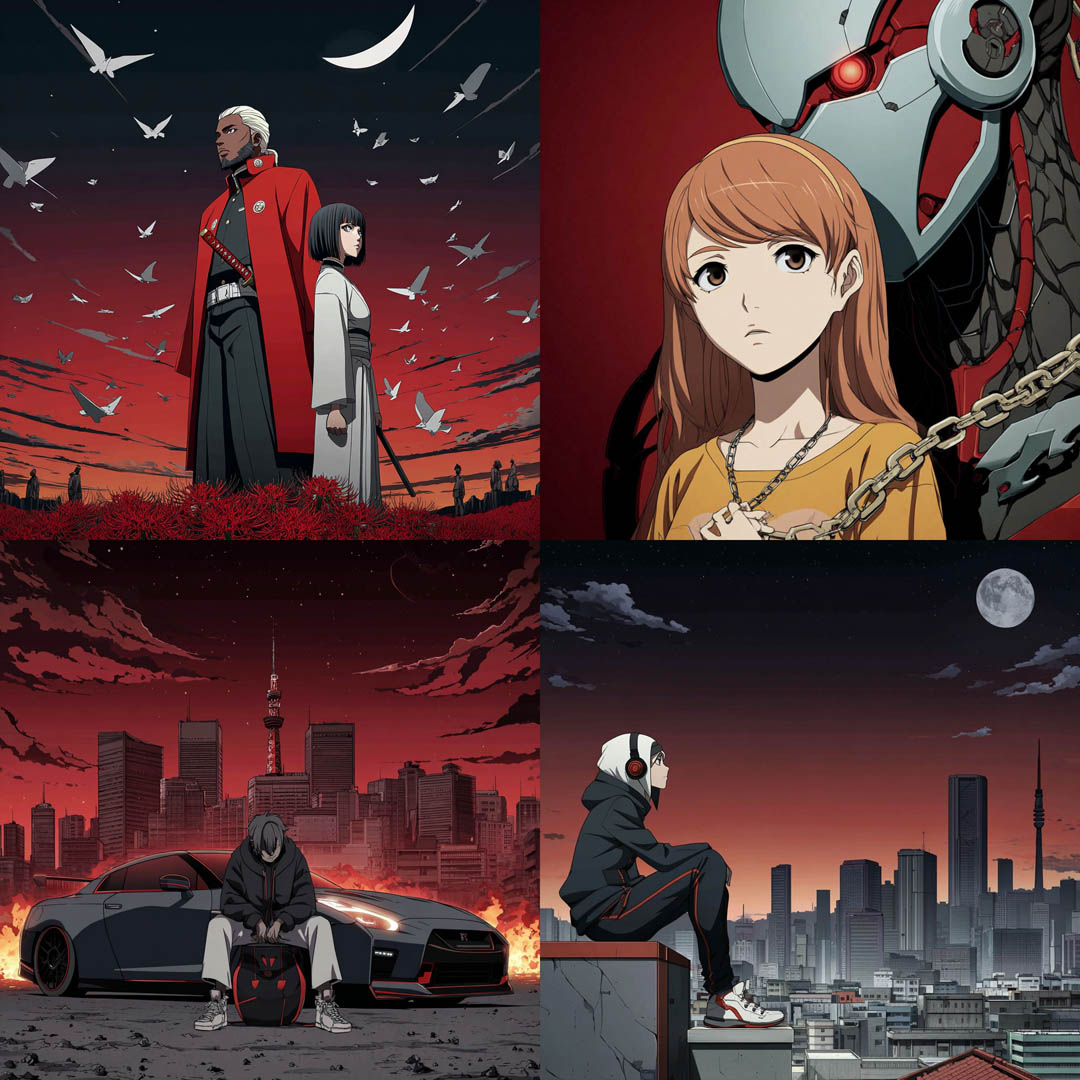 Noir Anime Futurism