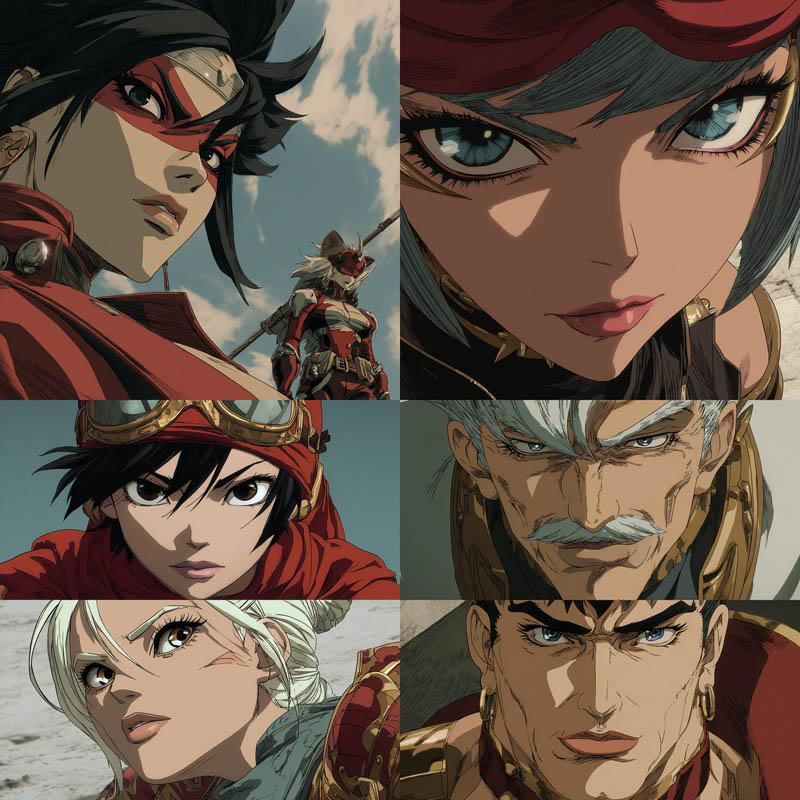 Crimson Vanguard Portraits