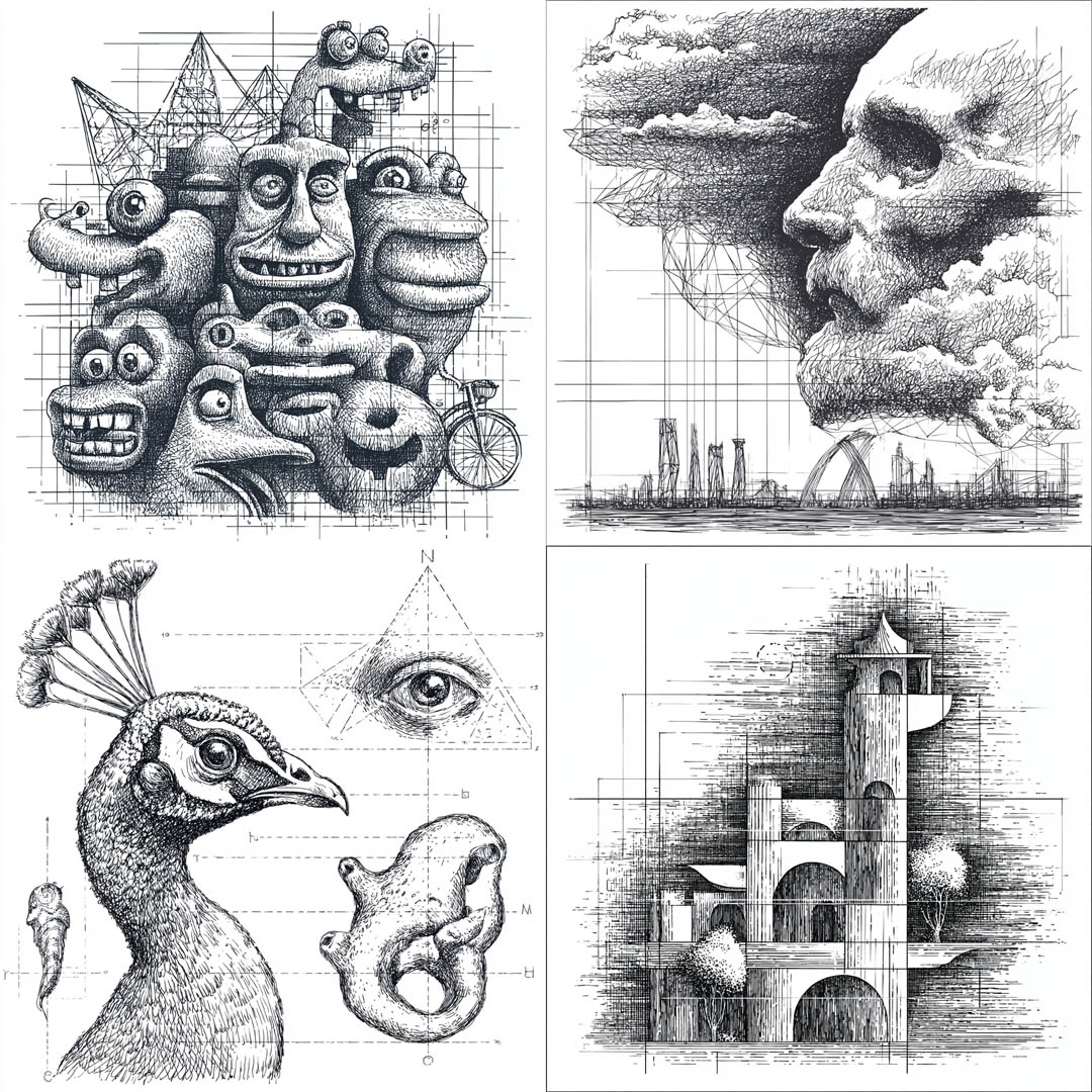 Surreal Penwork