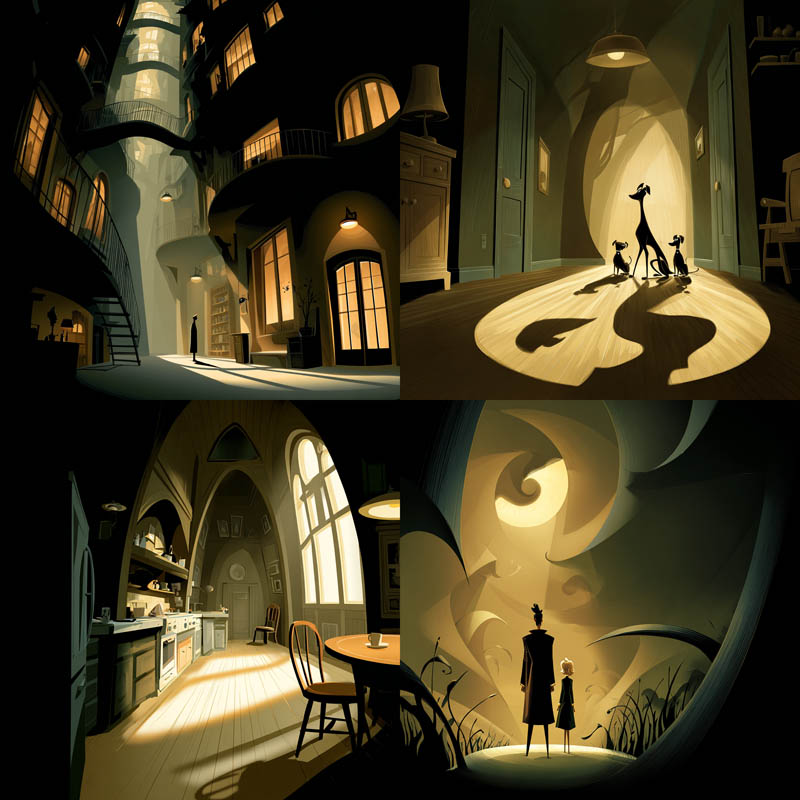 Moody Stylized Interiors